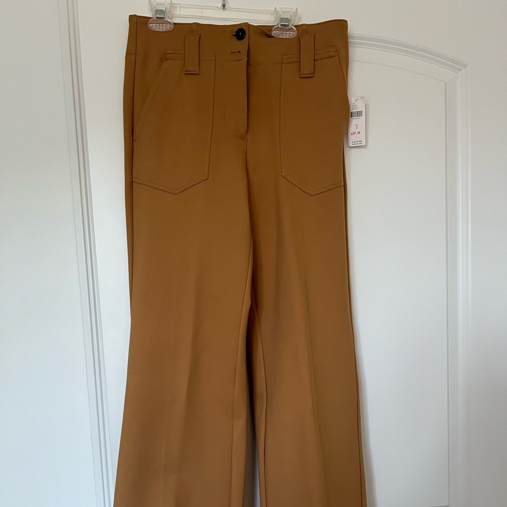 NWT Anthropologie - Naomi Ponte Wide-Leg Flare Pants by Maeve - Picture 3 of 4